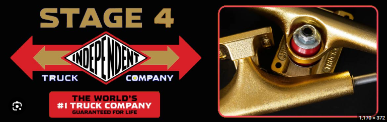 Independent Trucks "Stage 4- Gold" Assorted Sized Trucks