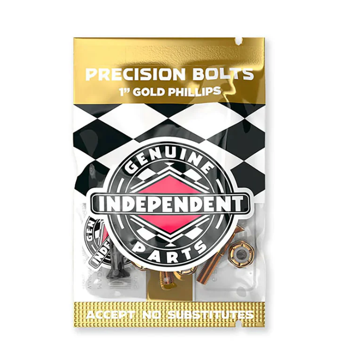 "Genuine Parts- Gold/Black" 1" Mounting Hardware