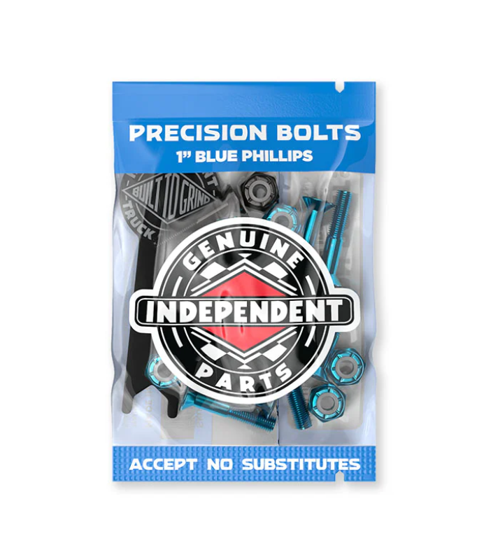 "Genuine Parts- Blue-Black" 1" Mounting Hardware