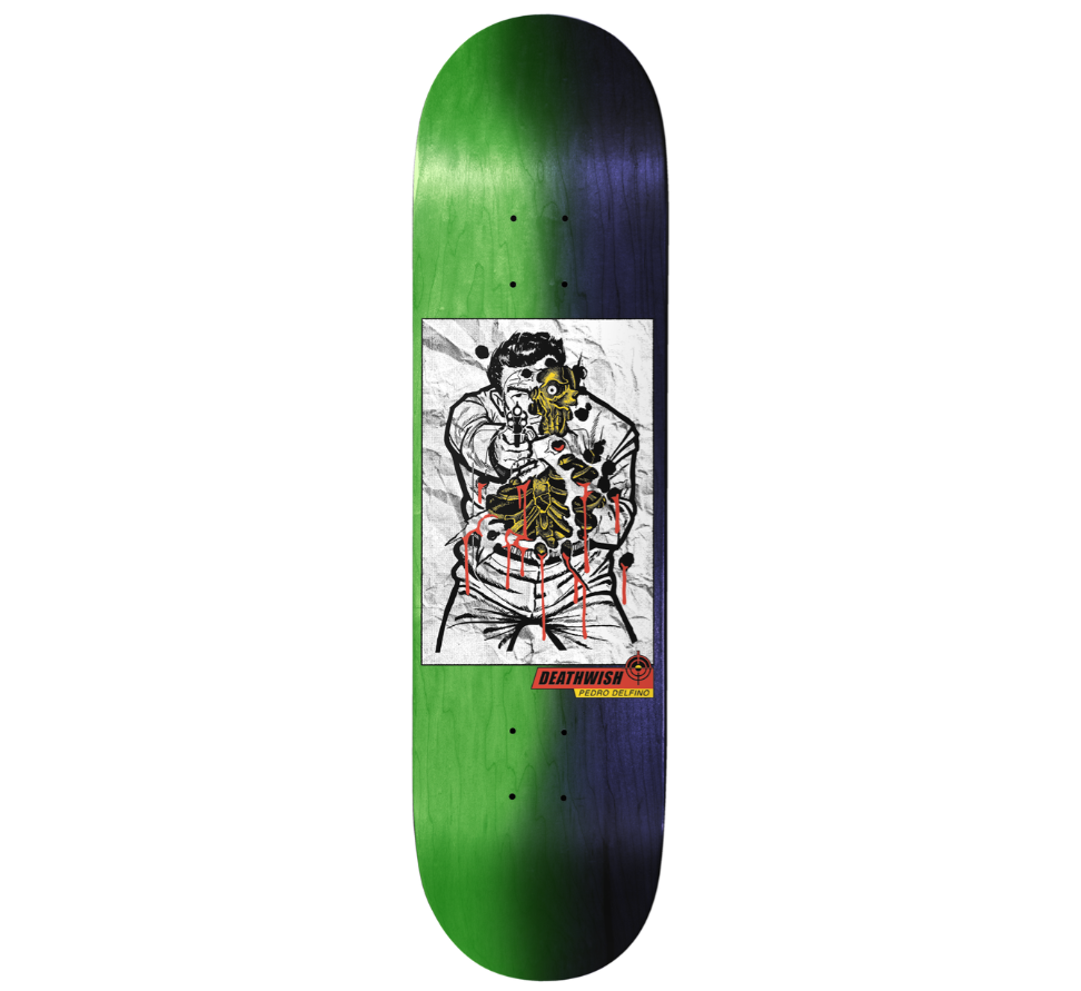 Deathwish Skateboards "Pedro Delfino- Saturday Night Special" 8.38" Deck
