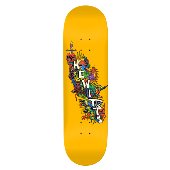 Anti Hero Skateboards -Peter Hewitt- Cascade" 8.6" Deck