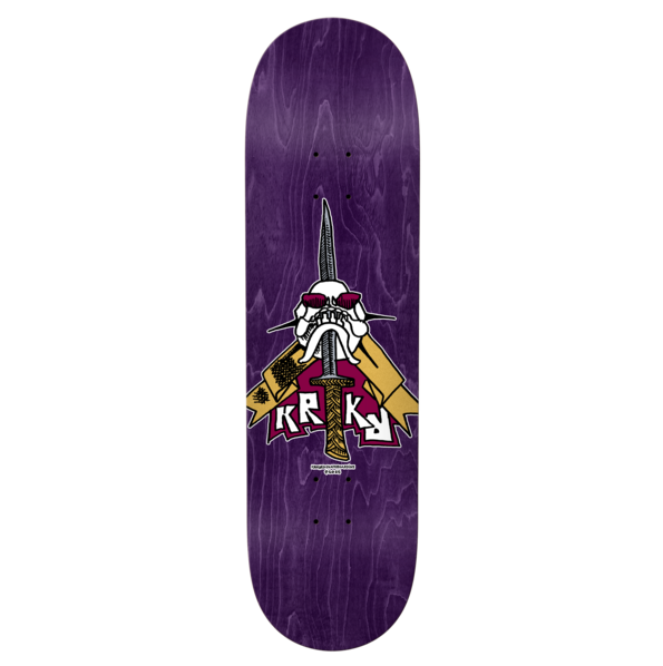Krooked Skateboards "Skull And Sword" Assorted Sized Deck