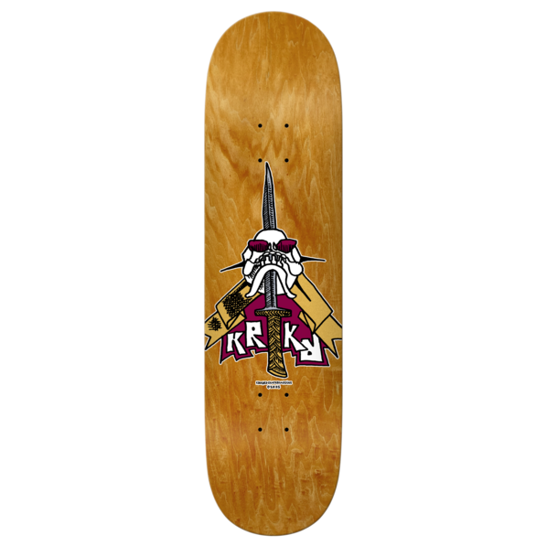 Krooked Skateboards "Skull And Sword" Assorted Sized Deck