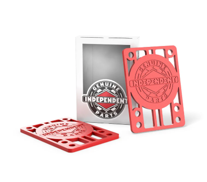 Independent Trucks "1/8 Inch Riser- Red