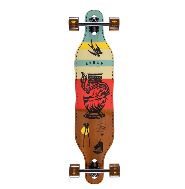 Arbor Skateboards "Jess Mudgett- Axis" 37" Longboard Complete