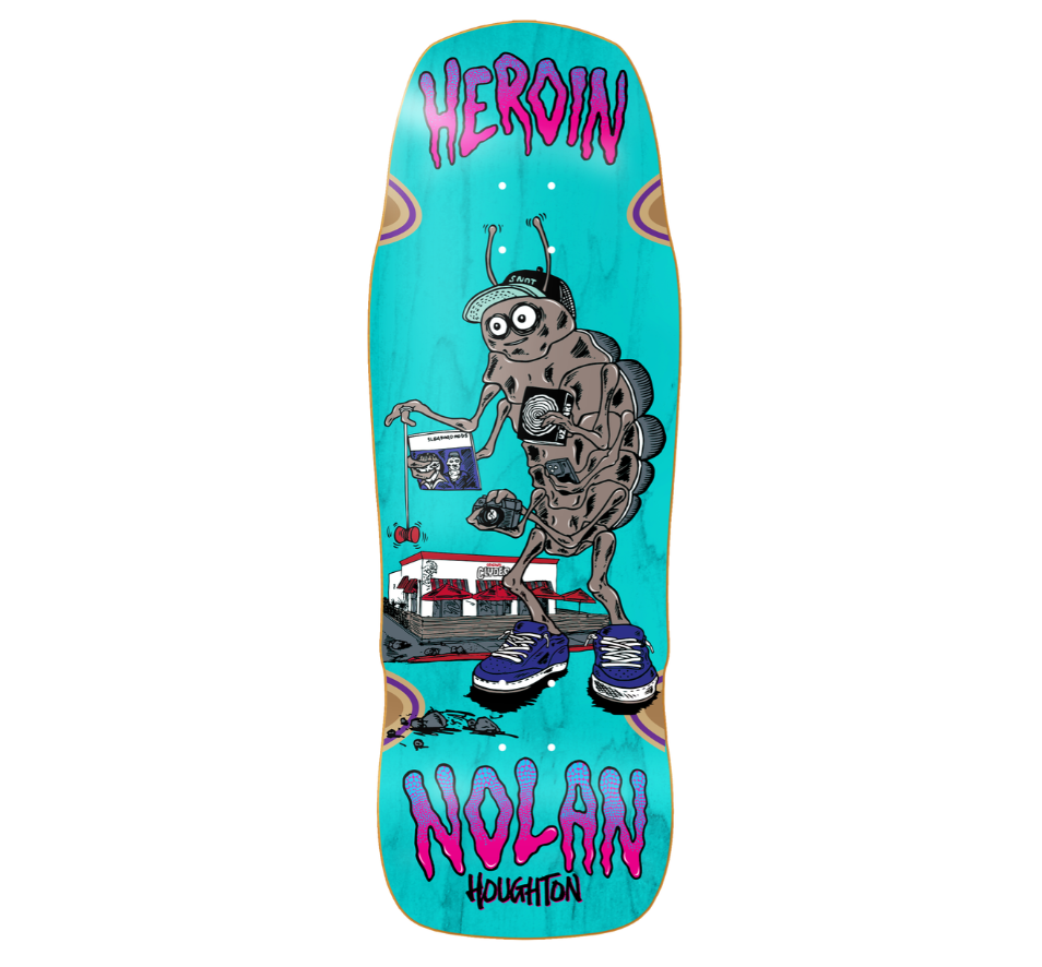 Heroin Skateboards "Nolan Houghton- Bug" 10.4" Deck