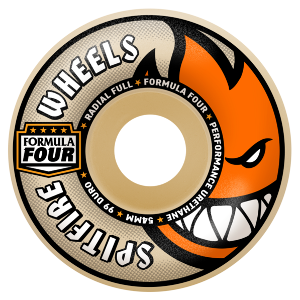 Spitfire Wheels "Radial Full- Natural" Assorted Sized Wheels