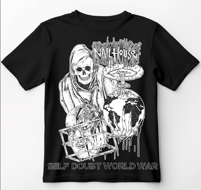 NAILHOUSE "Self Doubt World War" Shirt