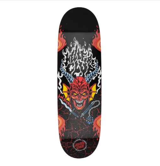 Santa Cruz Skateboards "Hell Fire Club" 9.0" Deck