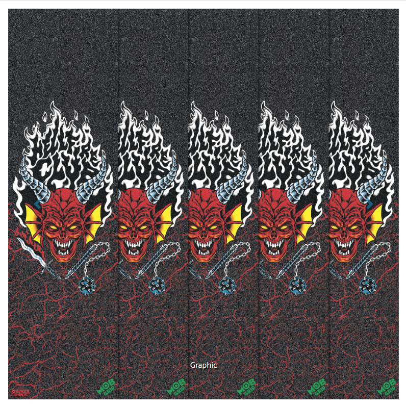 Mob Grip "Stranger Things- Hellfire" 9" Grip