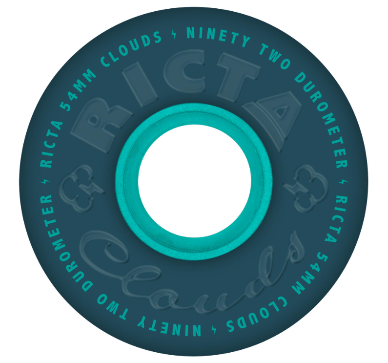Ricta Wheels "Navy-Clouds" 54MM Wheels