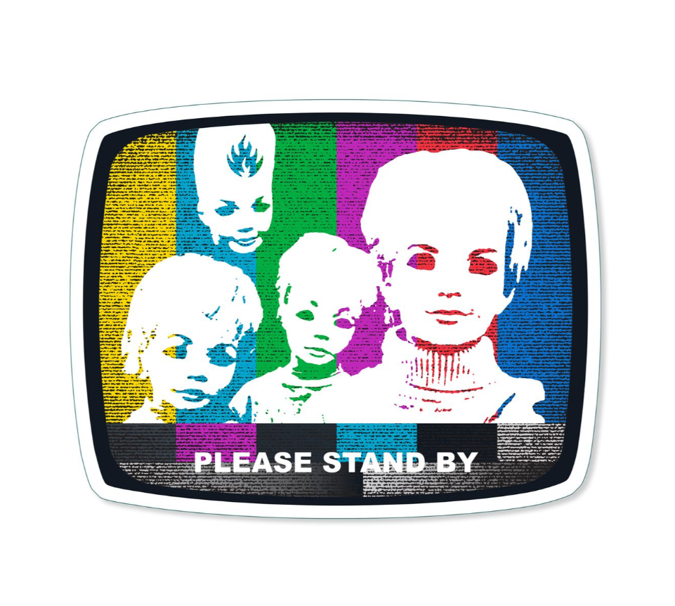 Black Label Skateboards "Stand By" Sticker