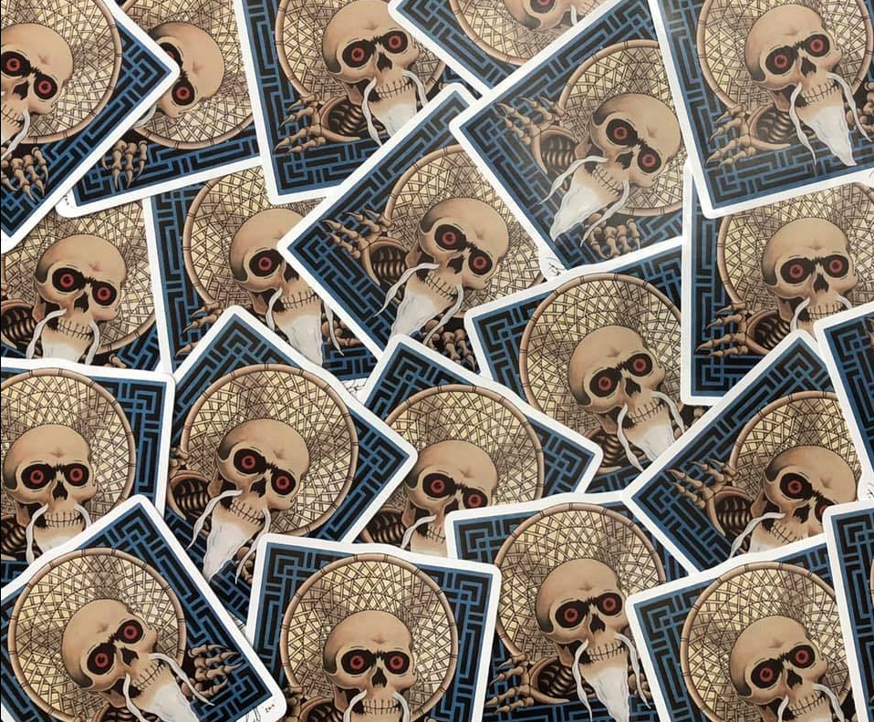 Brain Farrell Art "Chin Ripper" Sticker