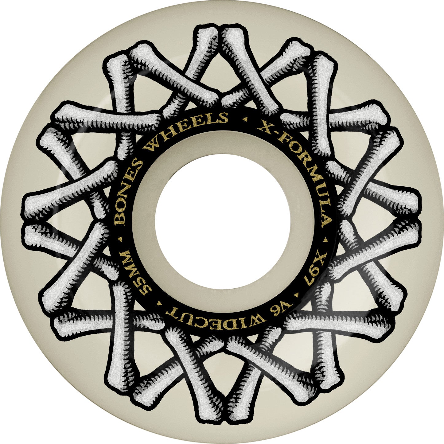 Bones Wheels "X Formula- Widecuts" 55MM/97A Wheels
