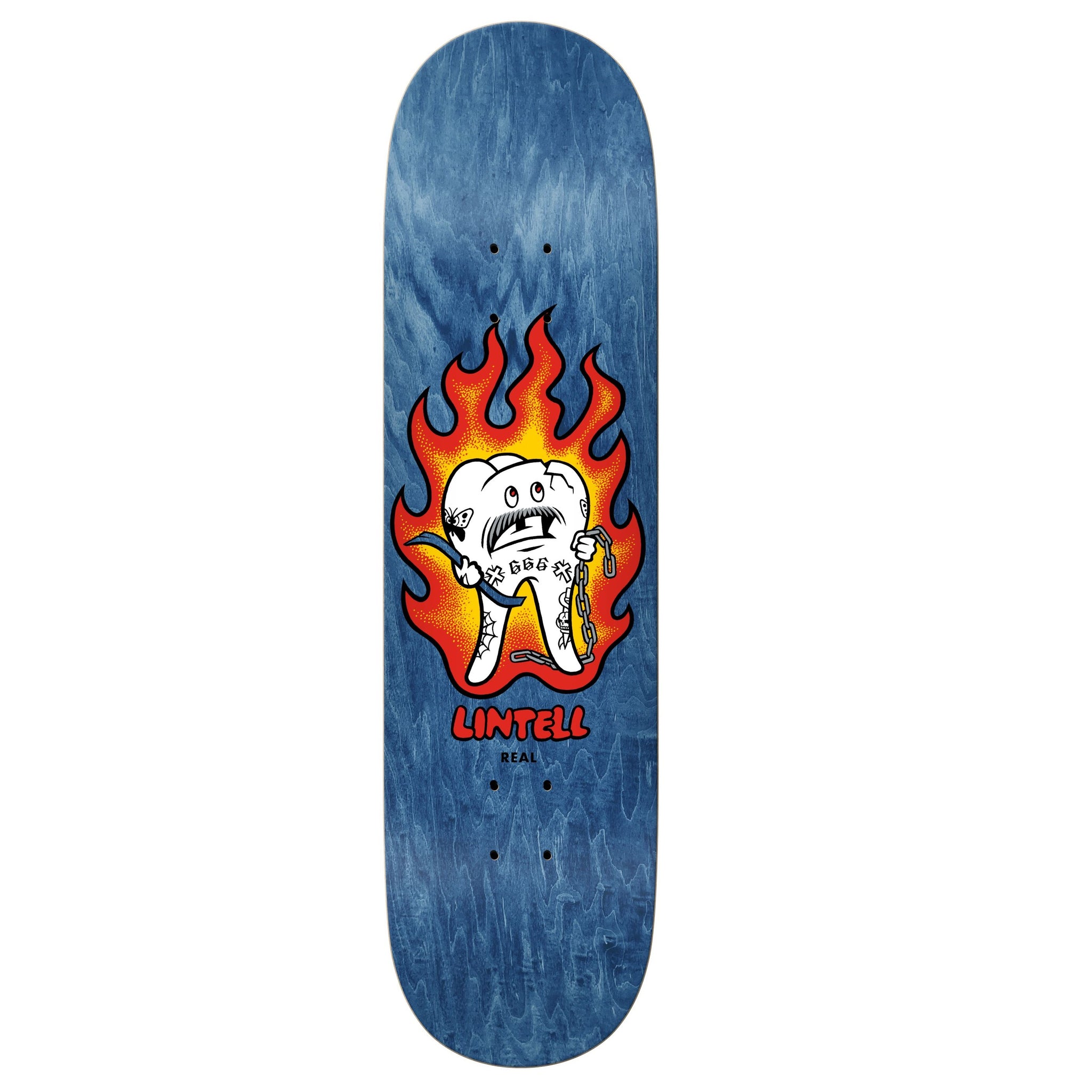 Real Skateboards "Harry Lintell- Mascot" 8.5" Deck