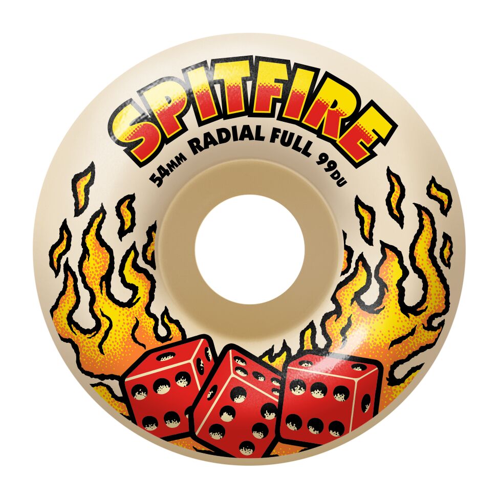 Spitfire Wheels "Formula Four-Radial Full" 54MM/99A Wheels