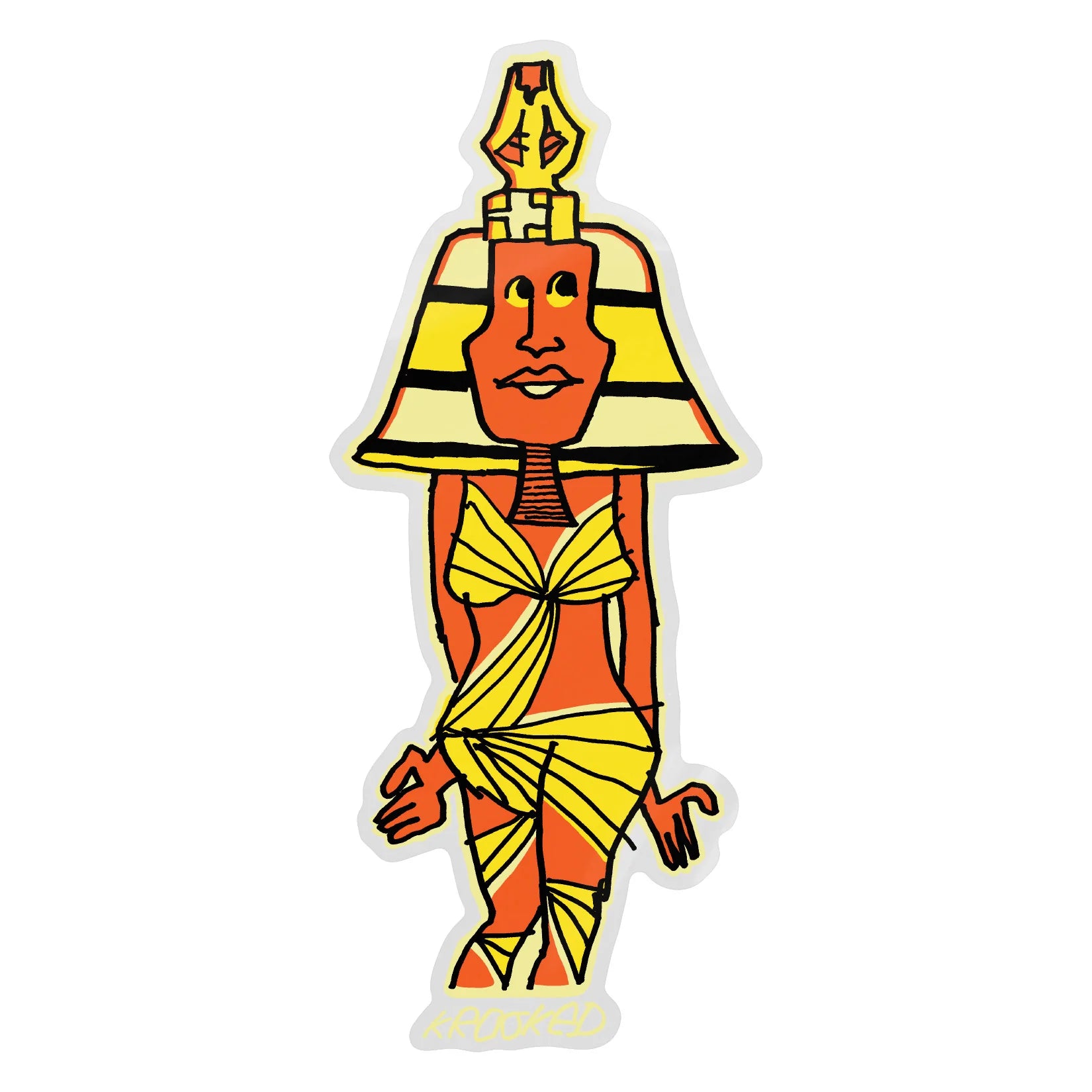 Krooked Skateboards "Ron Allen Guest" Sticker