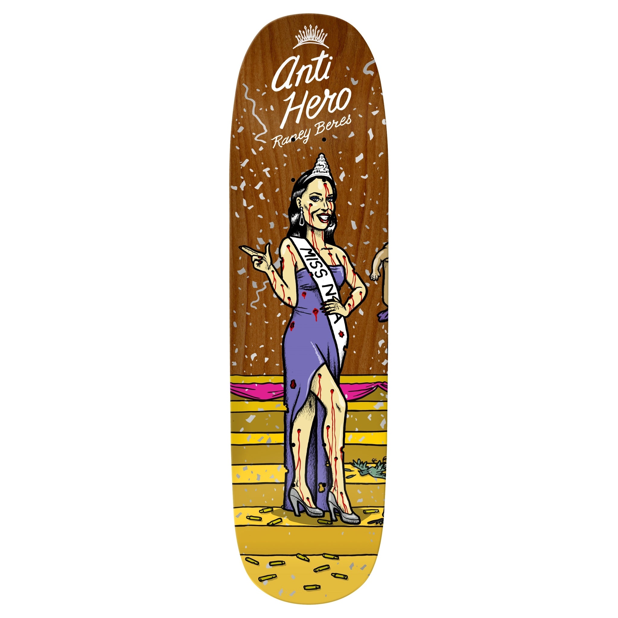 Anti Hero Skateboards "Raney Beres- Miss Corporate Greed. 8.63" Deck