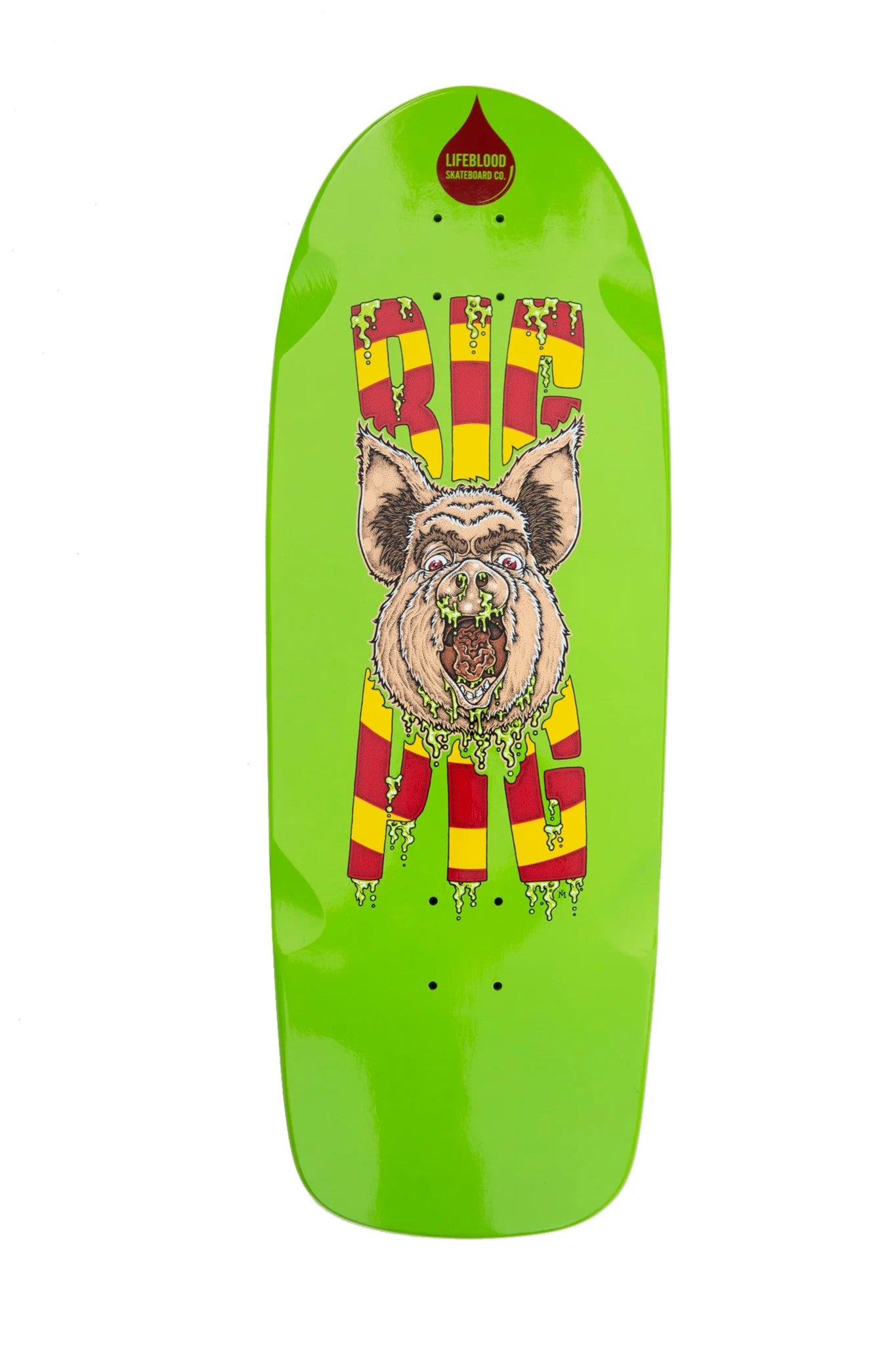 Lifeblood Skateboards "Big Pig" 10" Deck