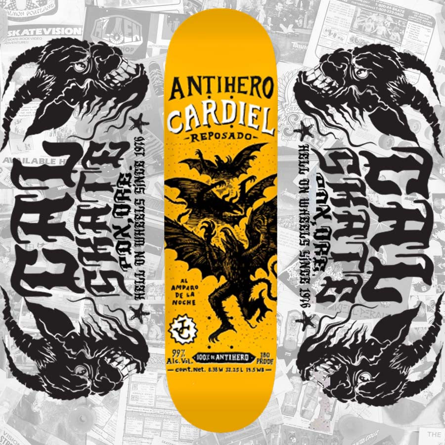 Anti Hero Skateboards "John Cardiel- Carnales" 8.38" Deck PRE-ORDER