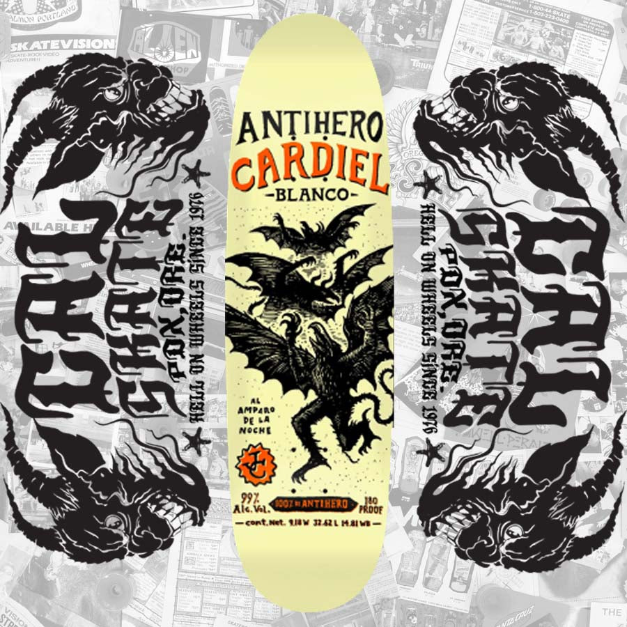 Anti Hero Skateboards "John Cardiel- Carnales" 9.18" Deck PRE-ORDER
