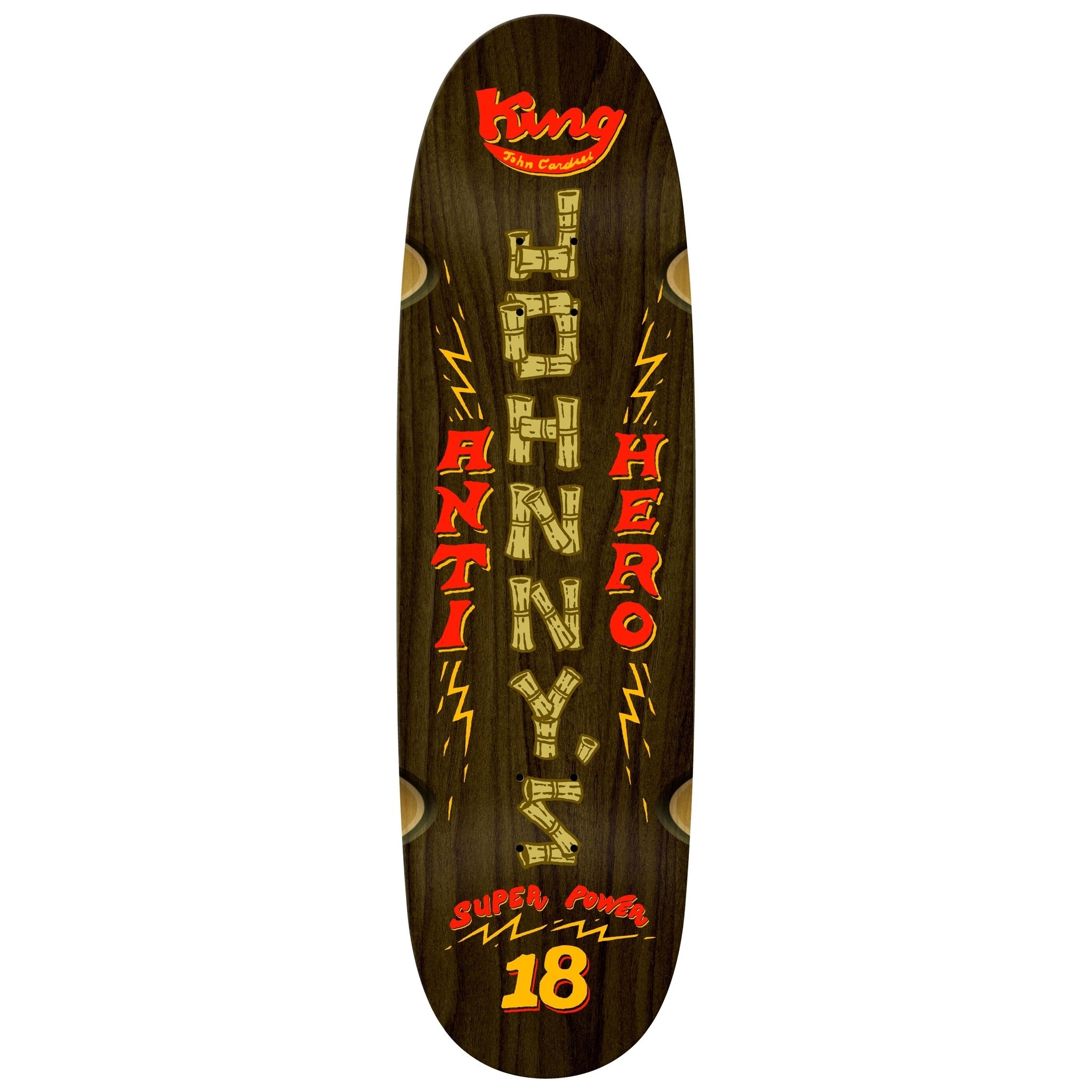 Anti Hero Skateboards "John Cardiel- Superpowered" 9.18" Deck