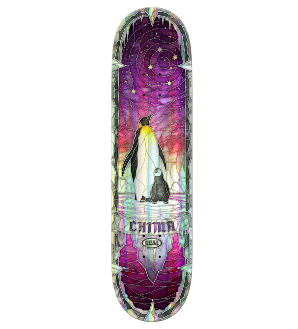 Real Skateboards "Chima Ferguson- Holographic Cathedral" 8.25" Deck