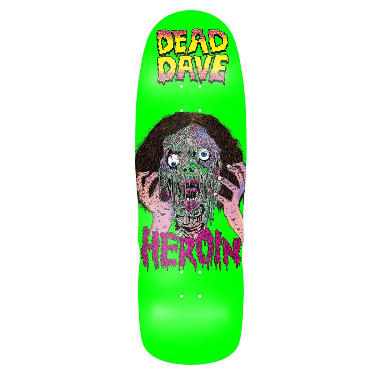 Heroin Skateboards "Dead Dave- Face Melter" 10.1" Deck