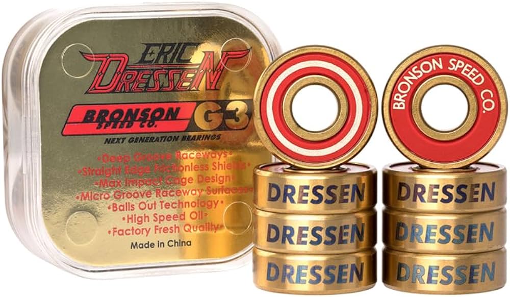 FIRE SALE Bronson Bearings "Eric Dressen- G3" Bearings