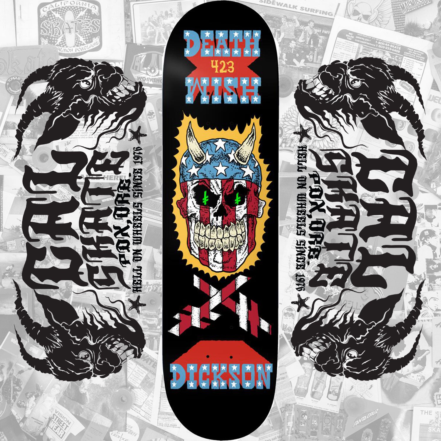 Deathwish "John Dickson- 423" 8.5" Deck