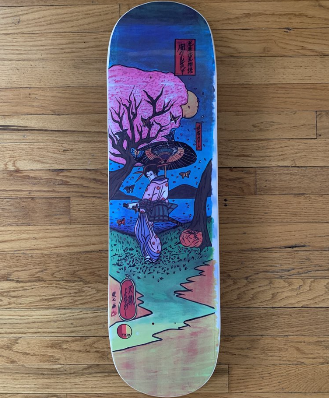 Fixer Skateboards "Ukiyo-e Josei" 85" Deck