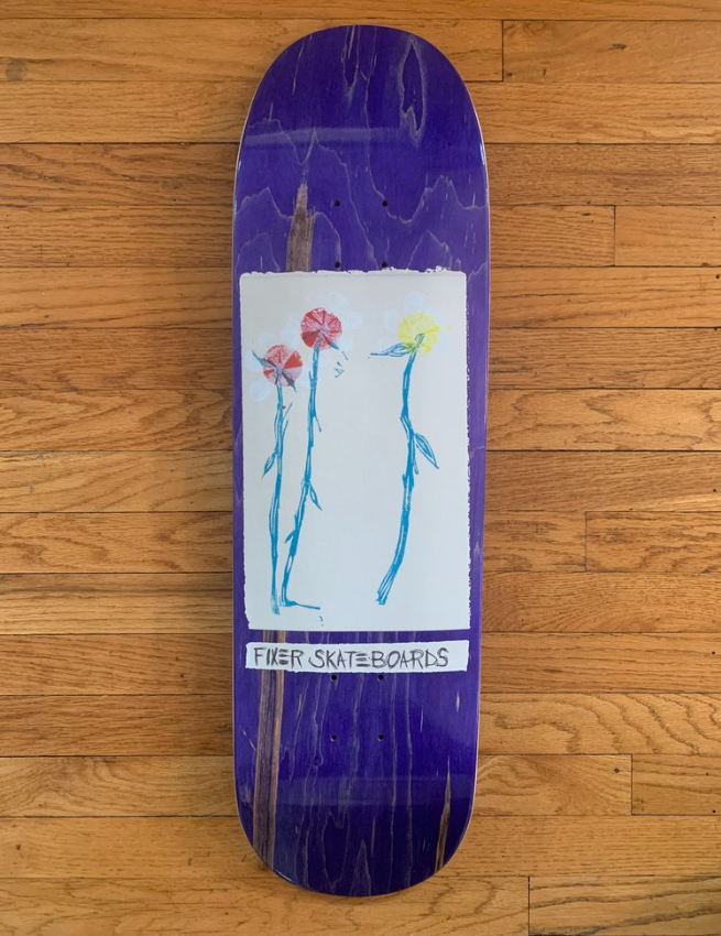 Fixer Skateboards "Flower Plower" 9" Deck