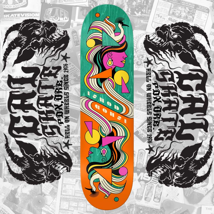 Real Skateboards "Ishod Wair- Fowls" 8.38" Twin Tip Slick Deck