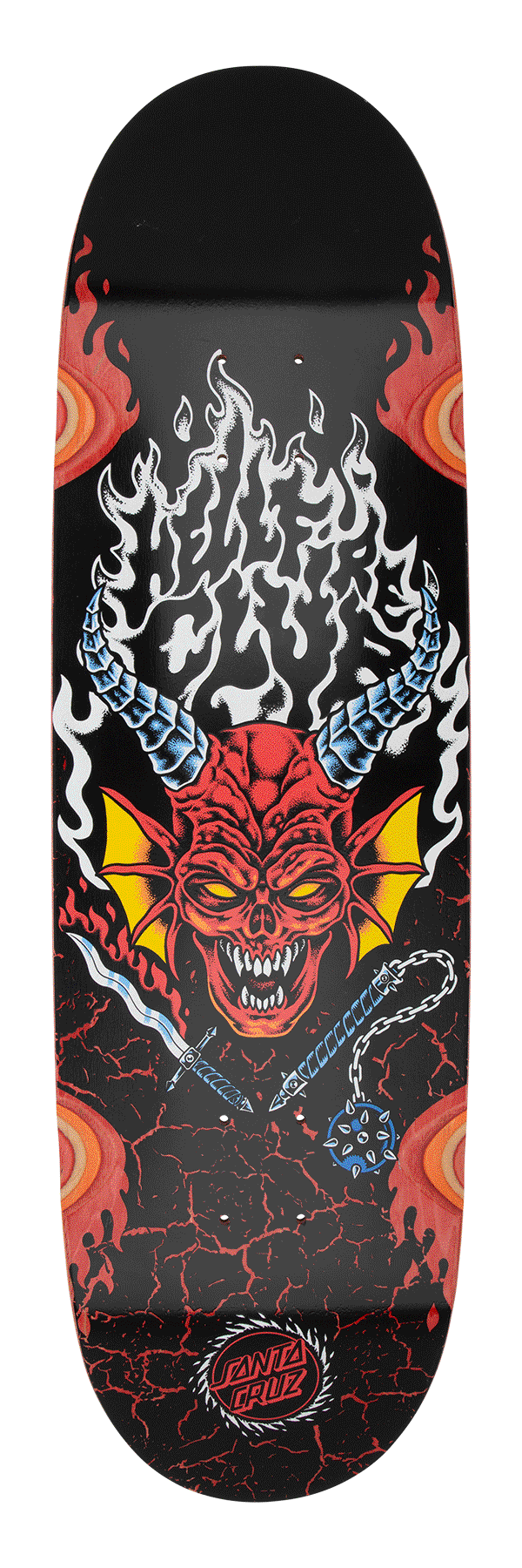 Santa Cruz Skateboards "Hell Fire Club" 9.0" Deck