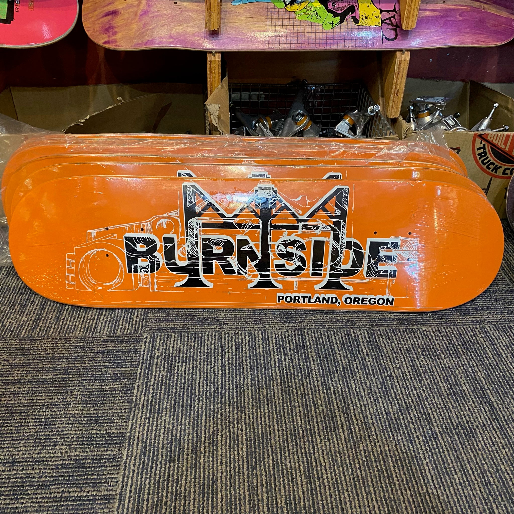 Burnside Fundraiser Orange Assorted Size Deck