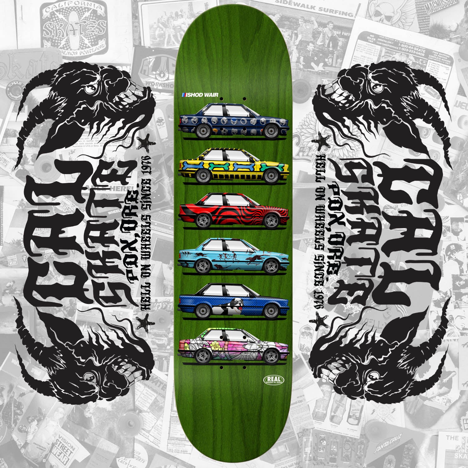 Real Skateboards "Ishod Wair- Blind Bag" Limited Edition Skate Shop Day Deck