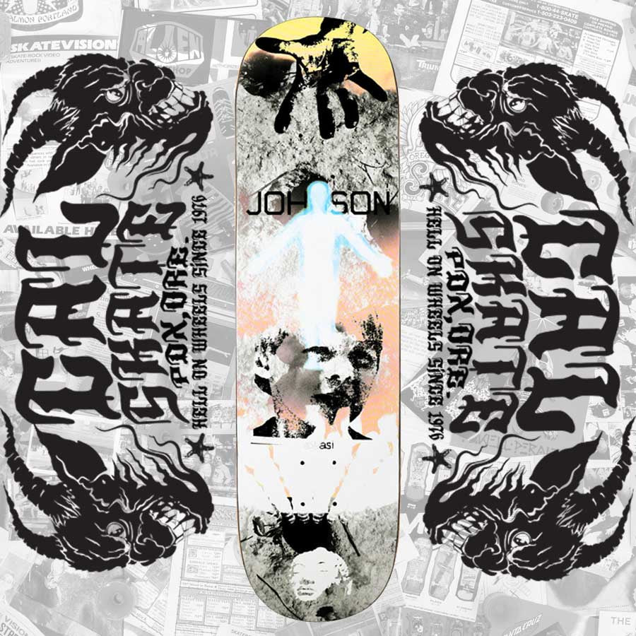 Quasi Skateboards "Jake Johnson- Clairvoyant" 8.5" Deck