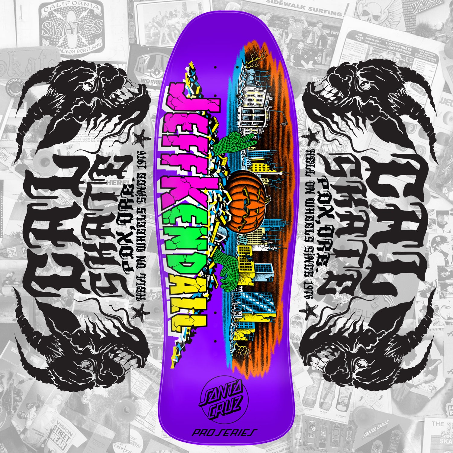 Santa Cruz Jeff Kendall スケートボードデッキ Santa Cruz Skateboards 