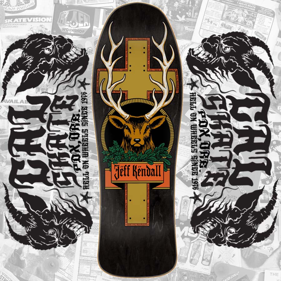 Santa Cruz Skateboards "Jeff Kendall- Jägermeister" 10.18" Deck PRE-ORDER