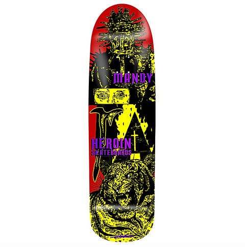 Heroin Skateboards "Mandy X Hirotton" 9.4" Deck