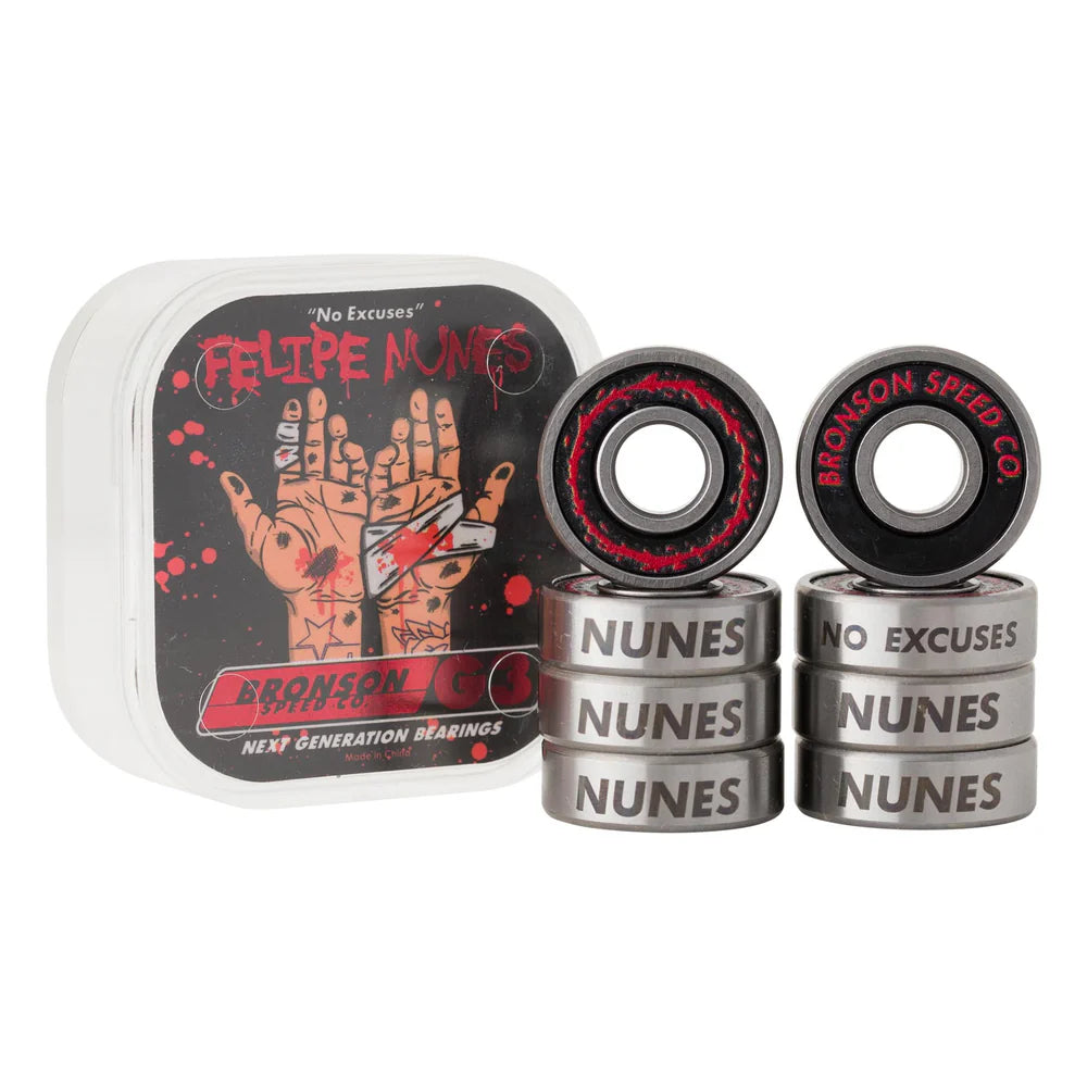 FIRE SALE Bronson Bearings "Felipe Nunes- G3" Bearings