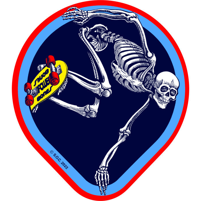Powell Peralta Skateboards "OG Skateboard Skeleton" Sticker