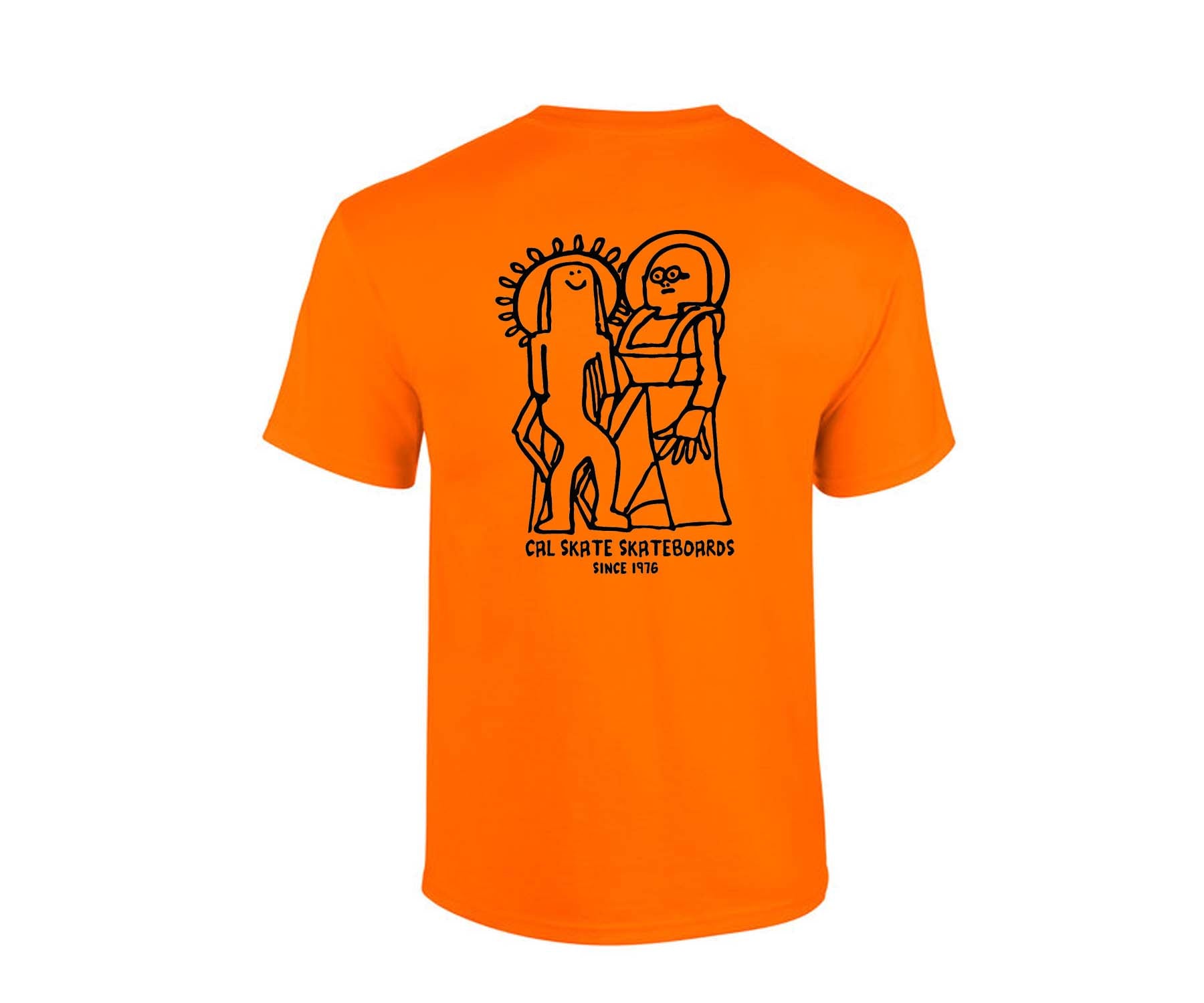 Cal Skate "No Higher Praise- Mark Gonzales" Orange T-shirt
