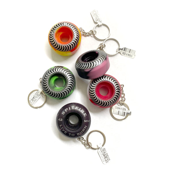 SPITFIRE KEY CHAIN WHEELS 白赤 キーホルダー Spitfire Wheel Assorted Color Keychain – Cal Skate Skateboards