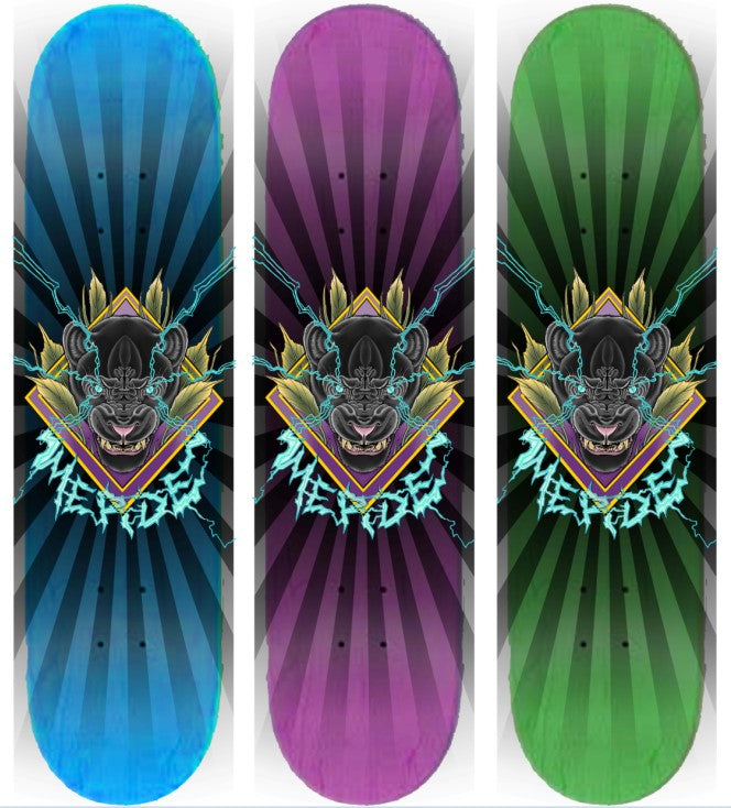 Merde Skateboards "Righteous Panther" Clear Griptape