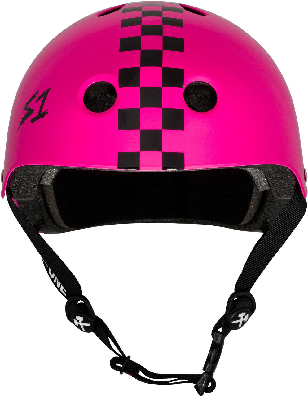 S1 "Lifer- Pink Checkers" Helmet