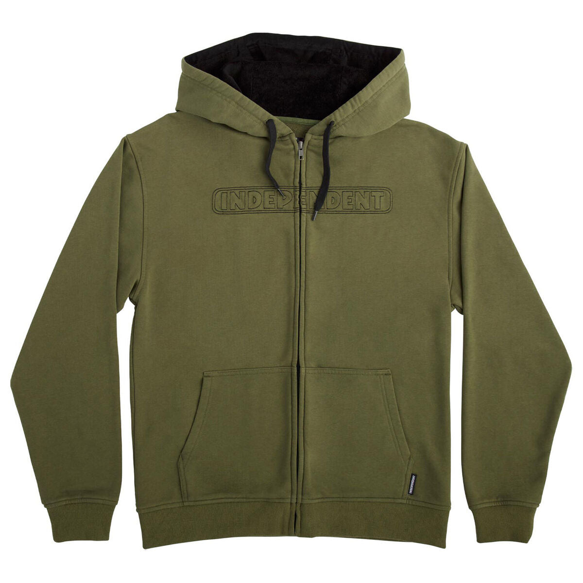 Independent "Stitched Bar" Green Hoody