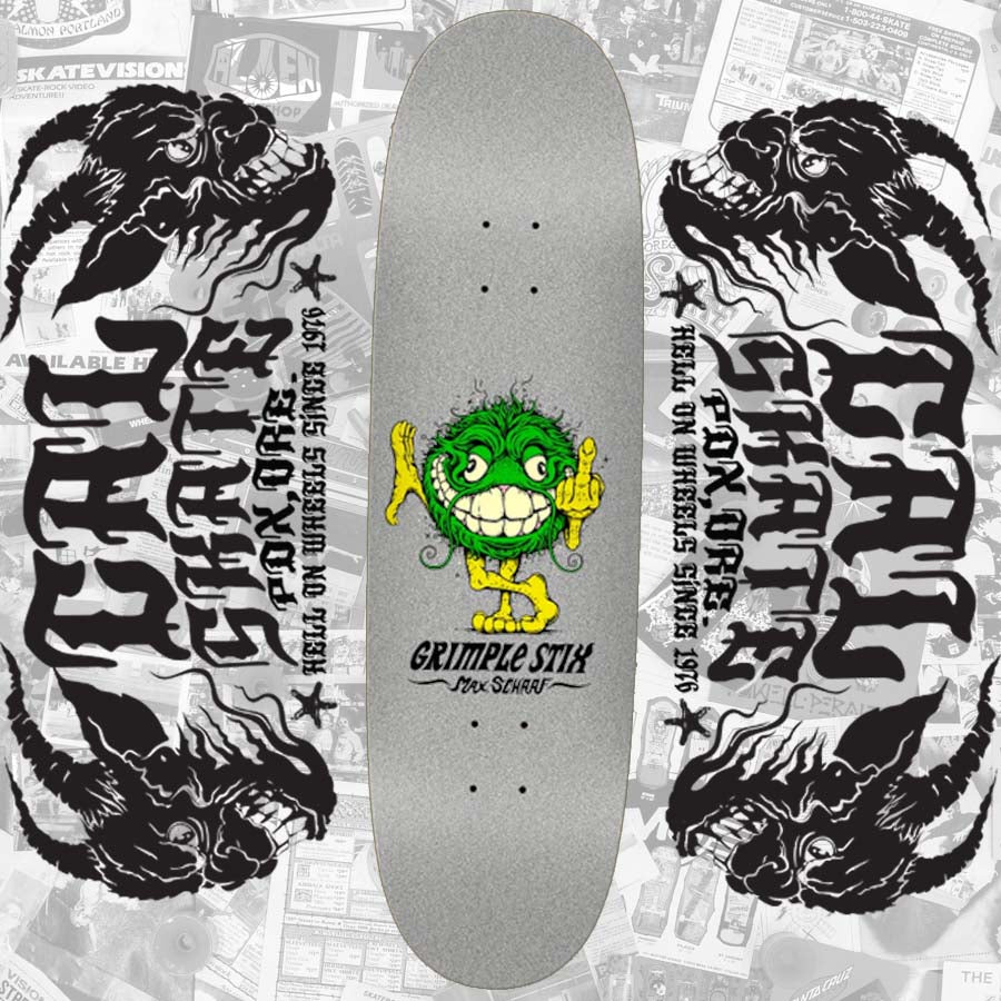 Anti Hero Skateboards "Max Schaaf-Grimple Stix" 8.75 Metal Flake Deck PRE-ORDER