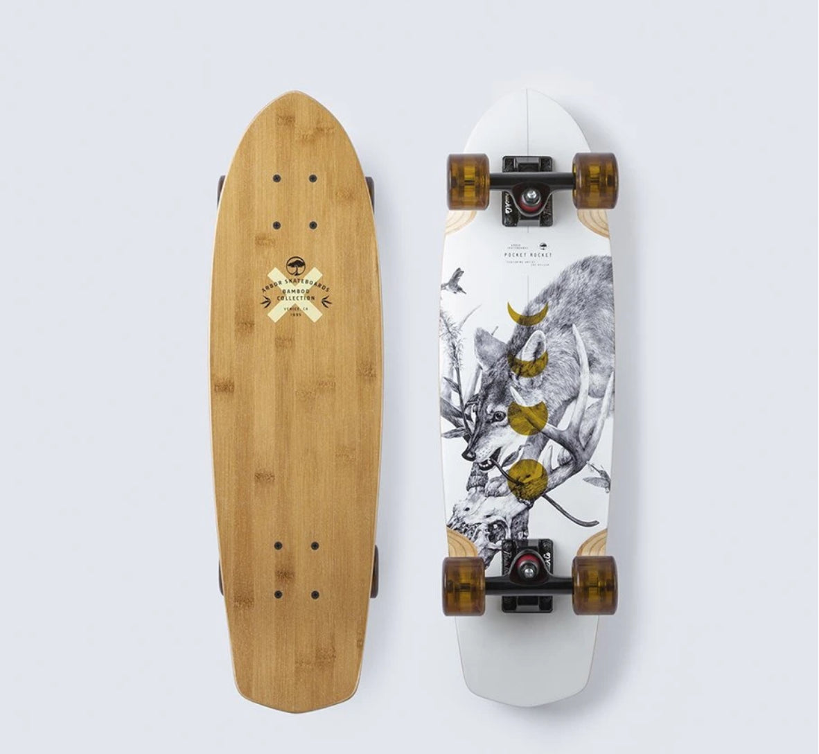 Arbor Skateboards "Pocket Rocket - Bamboo" 27" Complete