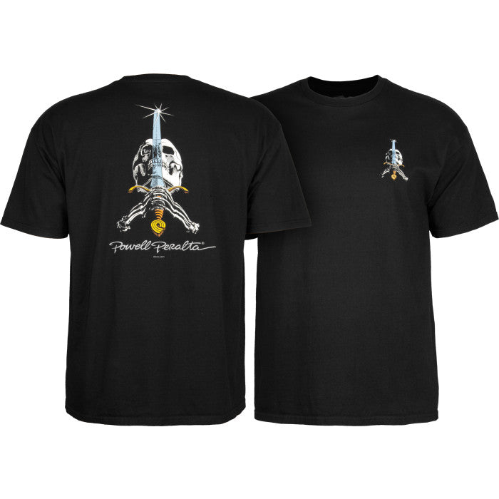 Powell Peralta Skateboards "Skull and Sword- Black" T-Shirt